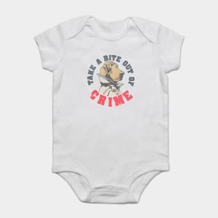 Take a Tit Out of Crime Baby Bodysuit